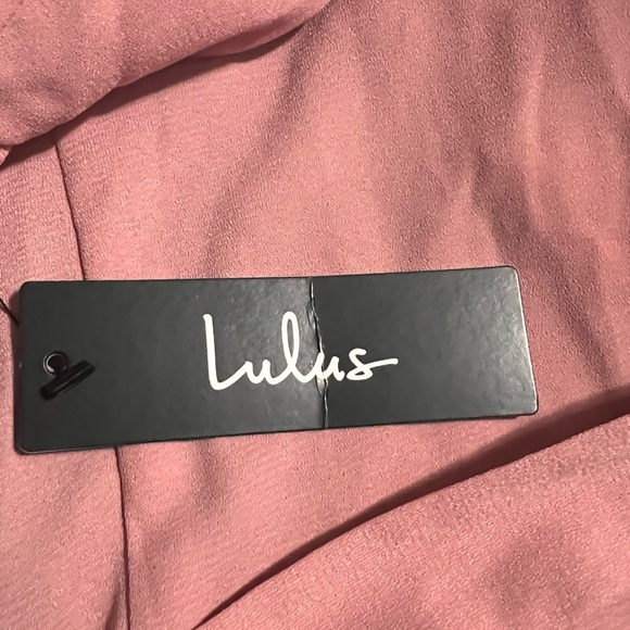 Lulu's Pink Wrap Robe with Self-Tie Belt - Picture 11 of 12